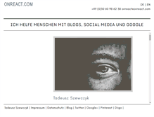 Tablet Screenshot of onreact.com